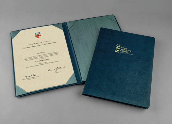 Royal Veterinary College Luxury Certificate Holders