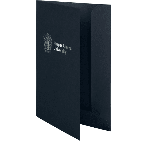 Harper Adams University Certificate Folder